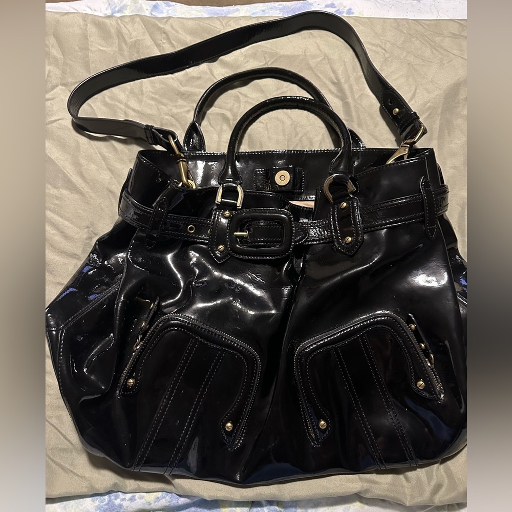 Cole Haan Leather bucket handbag/crossbody bag